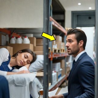 Nadie sabía que estaba durmiendo en el almacén de la empresa para evitar pagar el transporte… Entonces el millonario se enteró y…