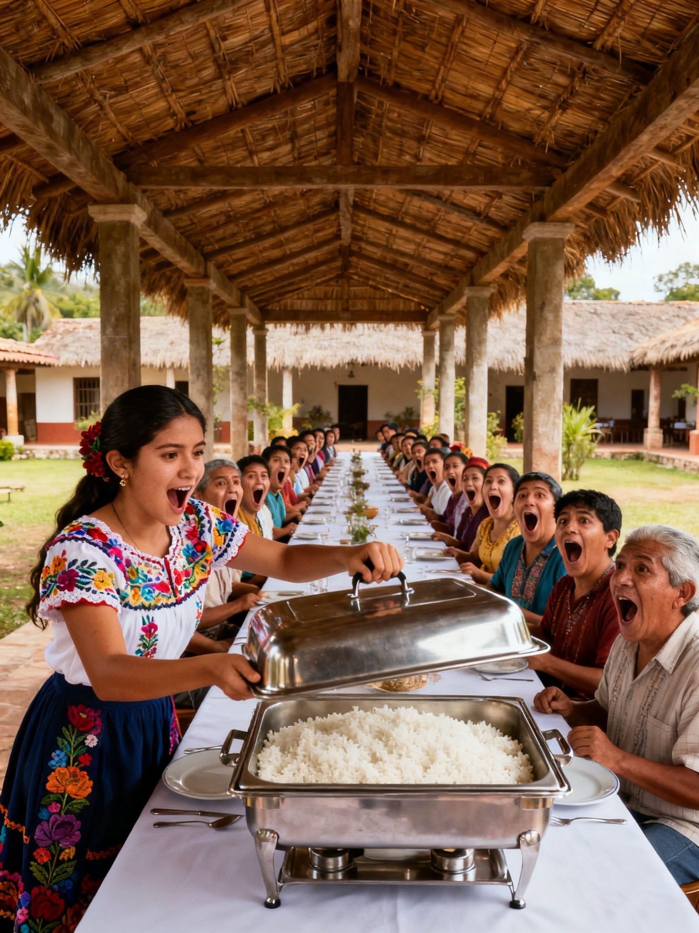 La suegra invitó a 20 personas a comer, pero solo le dio a su nuera 100 pesos para el mercado. Cuando levantó la tapa del plato frente a todos, la mesa entera quedó en silencio al ver lo que había dentro…