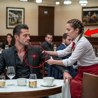 La pobre camarera se percató del punto rojo en el pecho del jefe de la mafia y fue la primera en actuar…