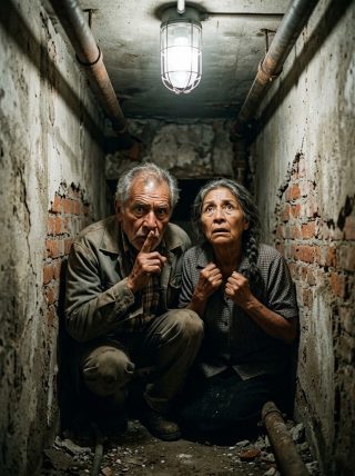 Nos encerraron en el sótano para quitarnos la casa, pero mi esposo me susurró: “Ellos no saben lo que hay detrás de esta pared”. Nadie imaginó que la traición de nuestro hijo nos salvaría.