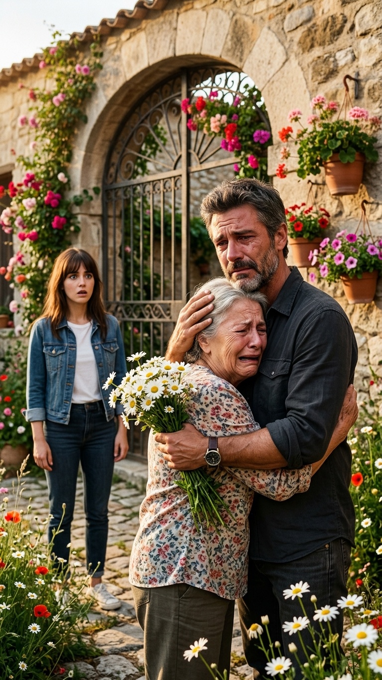 UNE ÉTUDIANTE DE 20 ANS RAMÈNE SON PETIT AMI DE 42 ANS À LA MAISON… EN LE VOYANT, SA MÈRE FOND EN LARMES ET LE SERRE DANS SES BRAS : « MON DIEU… C’EST VRAIMENT TOI ! »